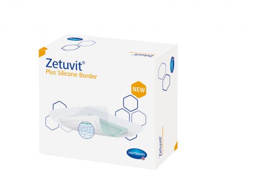 Zetuvit Plus Silicone Border стерилна 12.5X12.5 см